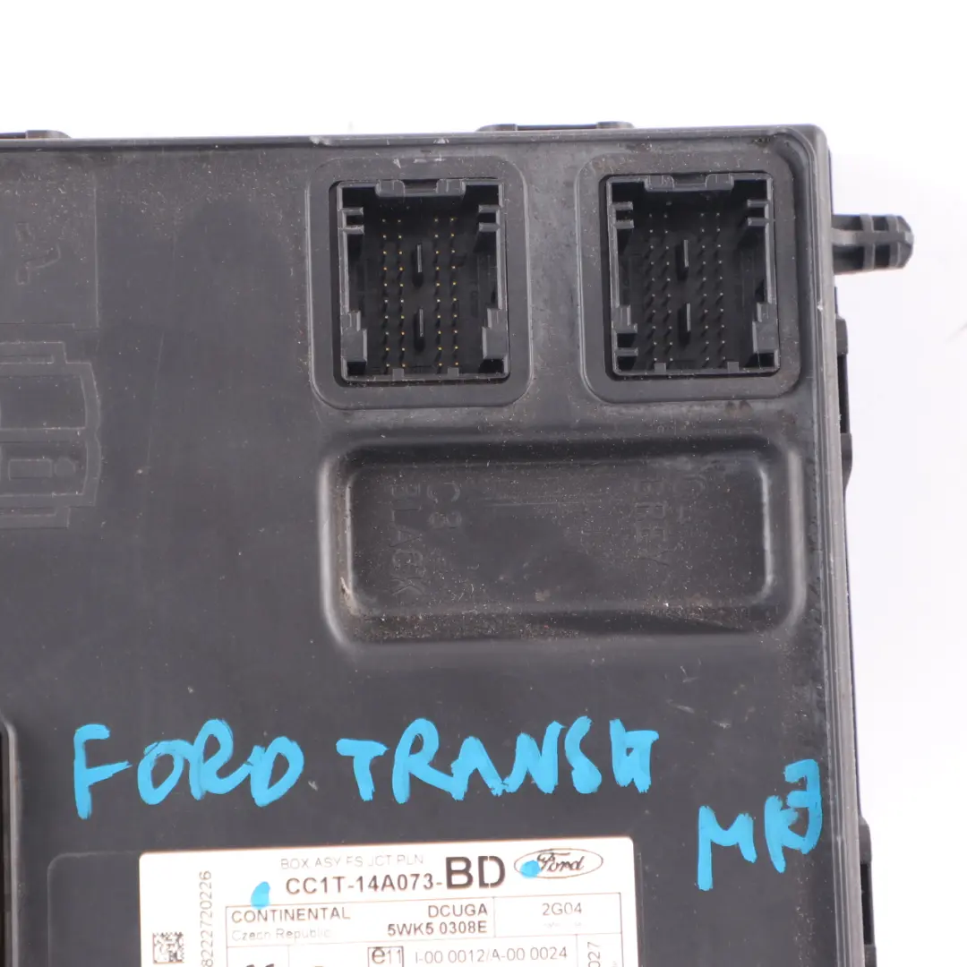 Fuse Box Ford Transit MK7 Fuse Relay Box Body Control Module BCM to with Part number CC1T-14A073-BD Fuse Box Ford Transit MK7 Fuse Relay Box Body Control Module BCM - SKU CC1T-14A073-BD - Part number CC1T-14A073-BD