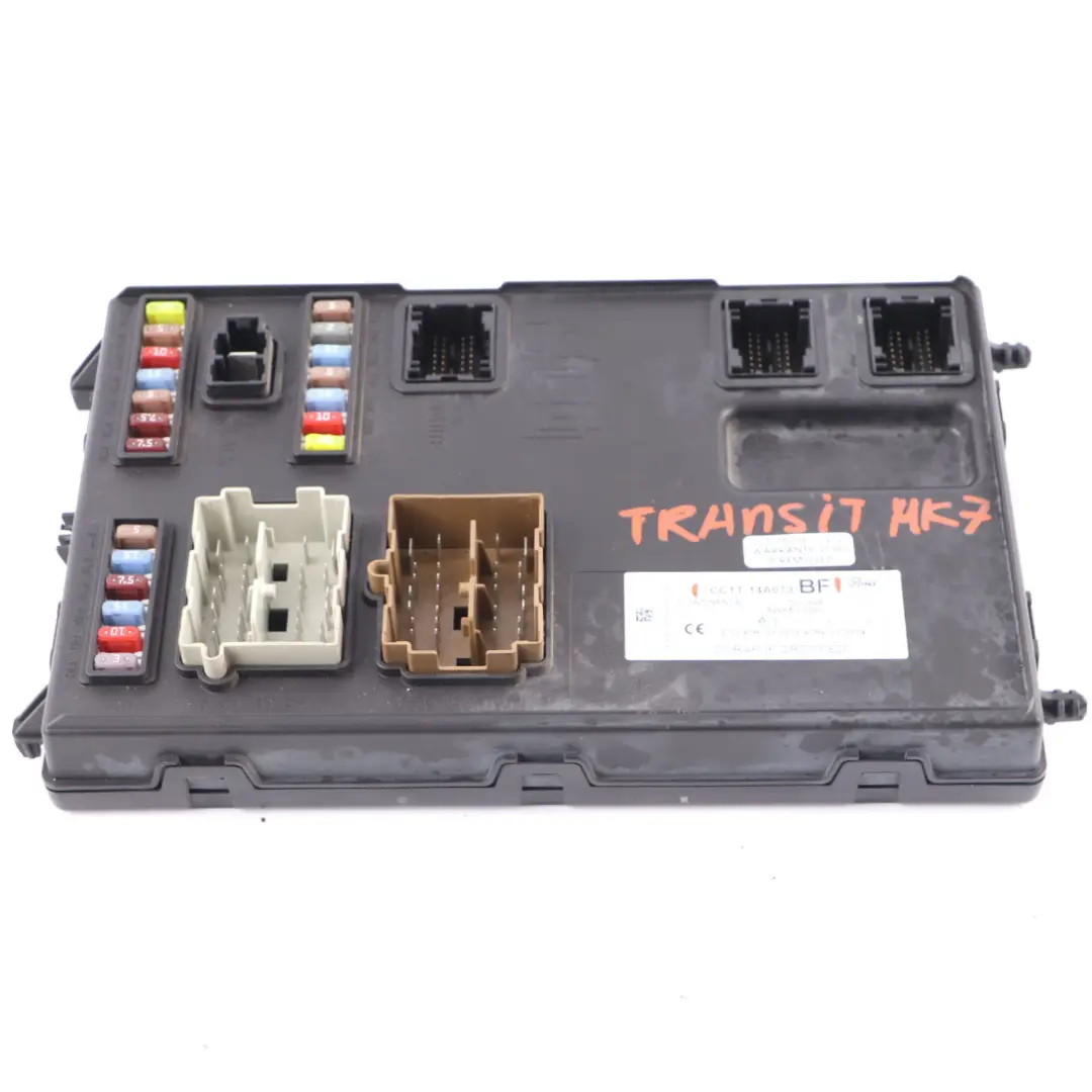 Body Control Module Unit FS JCT PLN ECU to Ford Transit Mk7 with Part number CC1T-14A073-BF Ford Transit Mk7 Body Control Module Unit FS JCT PLN ECU - SKU CC1T-14A073-BF - Part number CC1T-14A073-BF