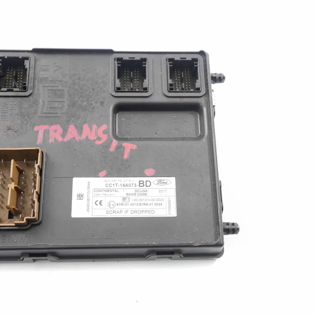 Ford Transit MK7 Boîte fusibles module commande carrosserie BCM - SKU CC1T14A073BD - Numéro de pièce CC1T14A073BD