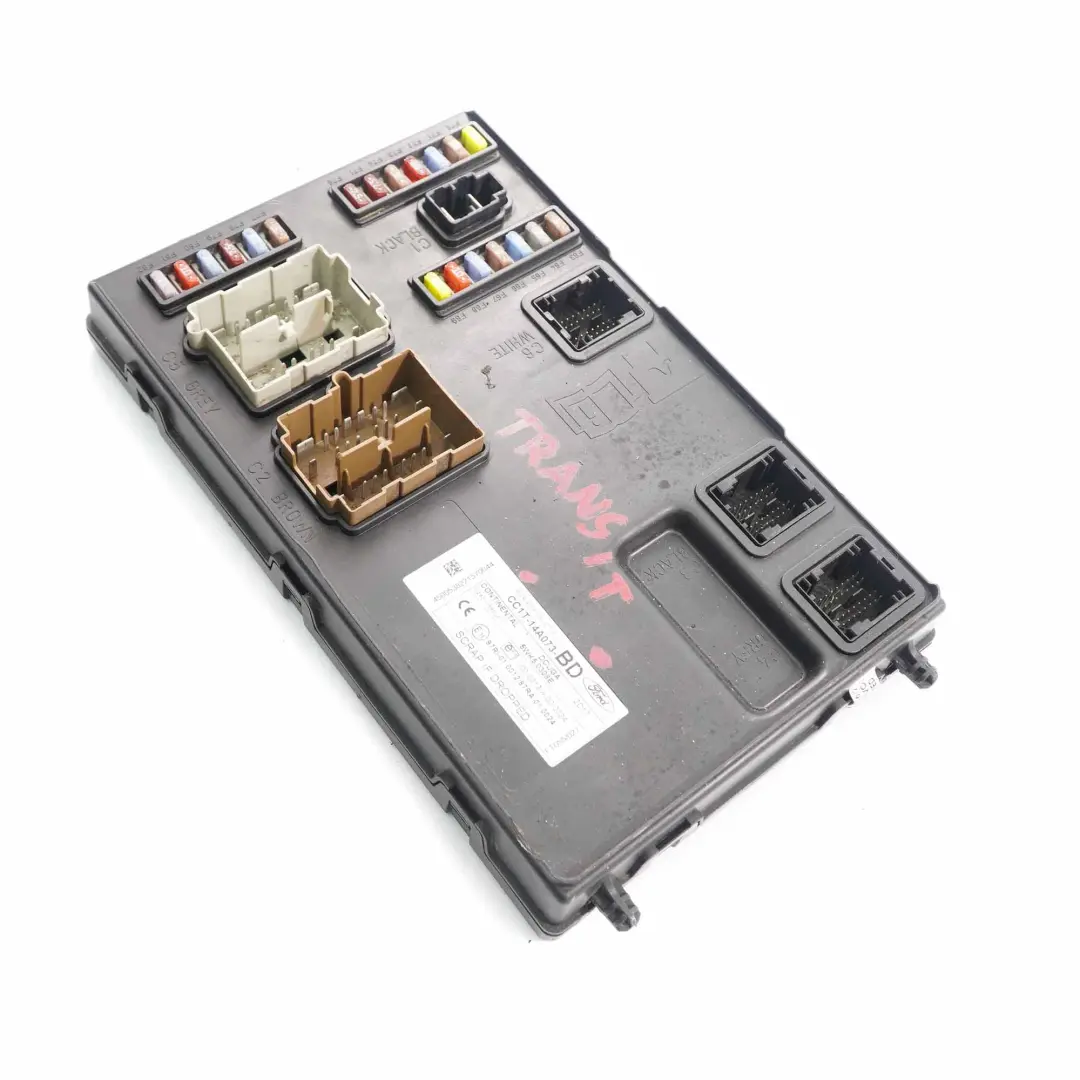 Ford Transit MK7 Boîte fusibles module commande carrosserie BCM - SKU CC1T14A073BD - Numéro de pièce CC1T14A073BD