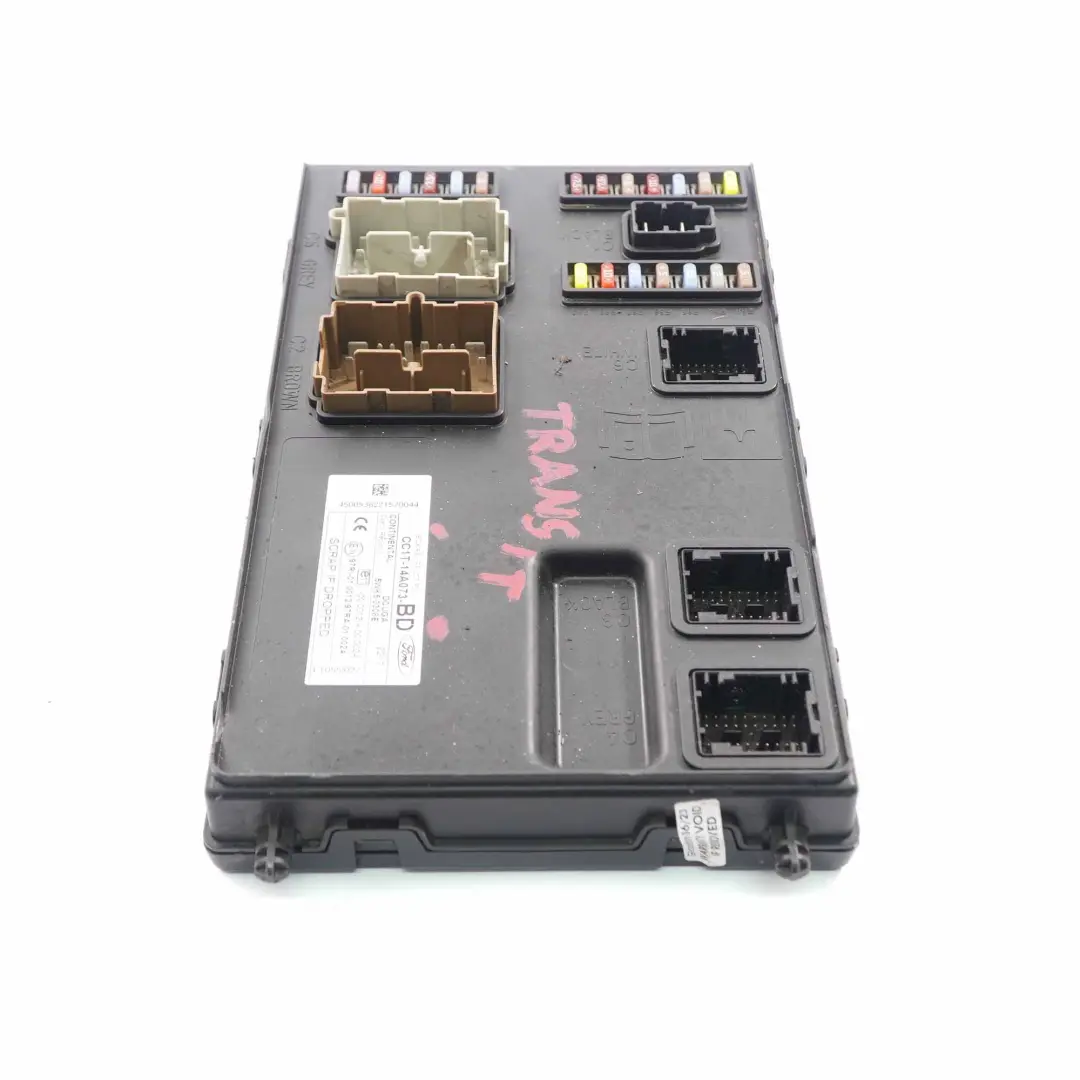 Modulo unità controllo corpo BCM Scatola fusibili per Ford Transit MK7 con numero di parte CC1T14A073BD Ford Transit MK7 Modulo unità controllo corpo BCM Scatola fusibili - SKU CC1T14A073BD - Numero di parte CC1T14A073BD