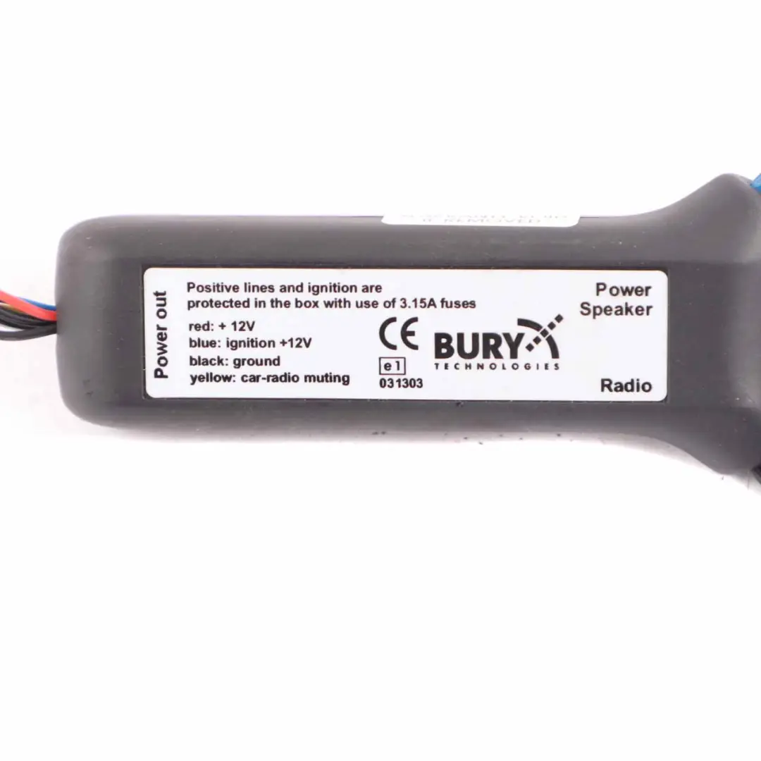  Genuine Bury Bluetooth Hands-free Microphone Connection Kit Set - SKU CC9068 - Part number CC9060