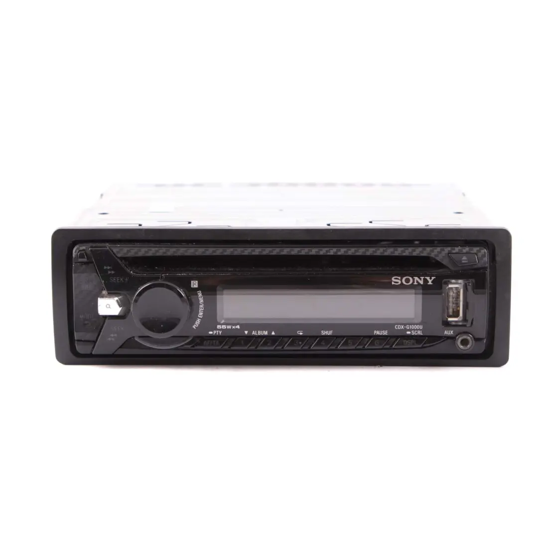 Genuine Sony CD Compact Disc Stereo Audio Player Head Unit to with Part number CDX-G1000U Genuine Sony CD Compact Disc Stereo Audio Player Head Unit - SKU CDX-G1000U - Part number CDX-G1000U