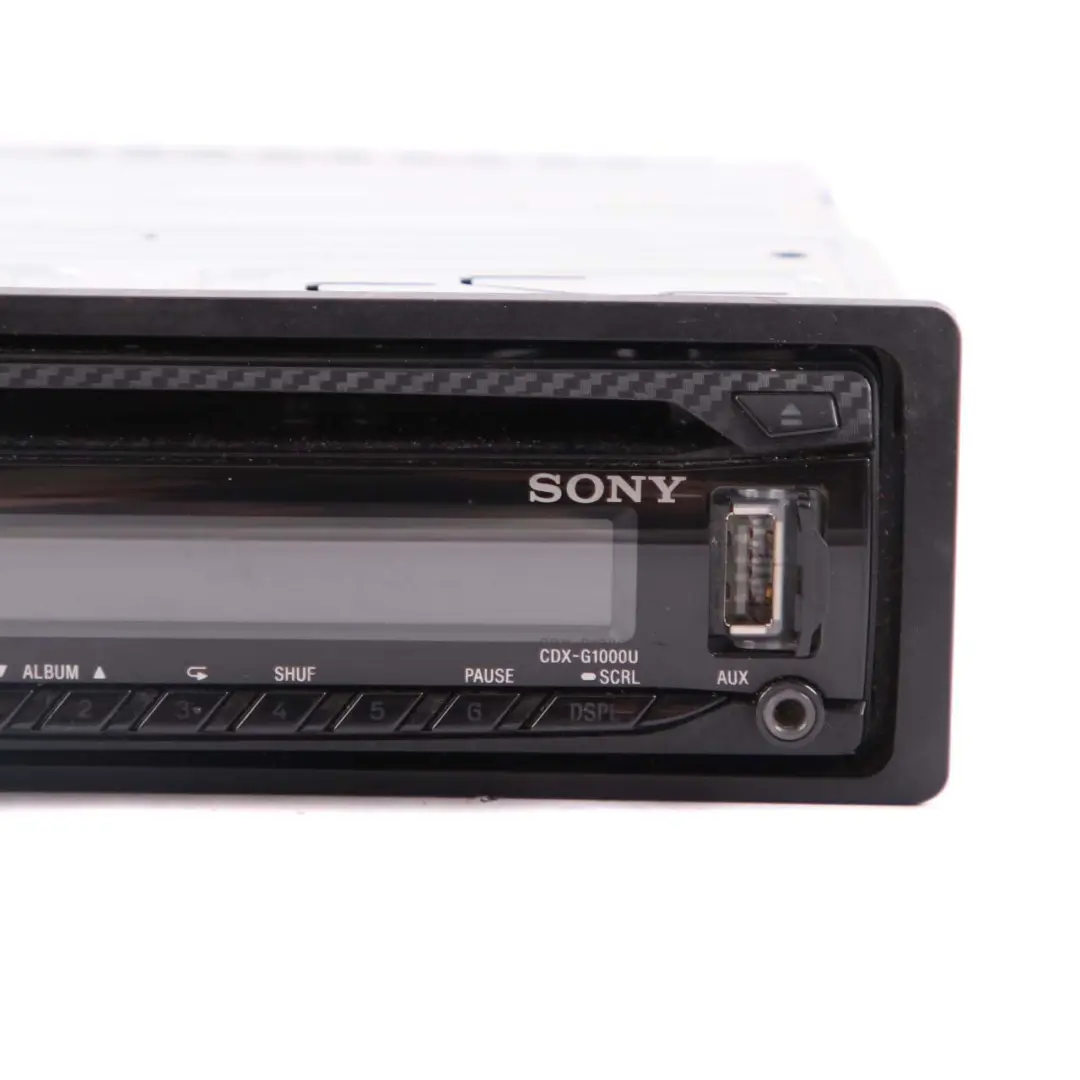  Genuine Sony CD Compact Disc Stereo Audio Player Head Unit - SKU CDX-G1000U - Part number CDX-G1000U