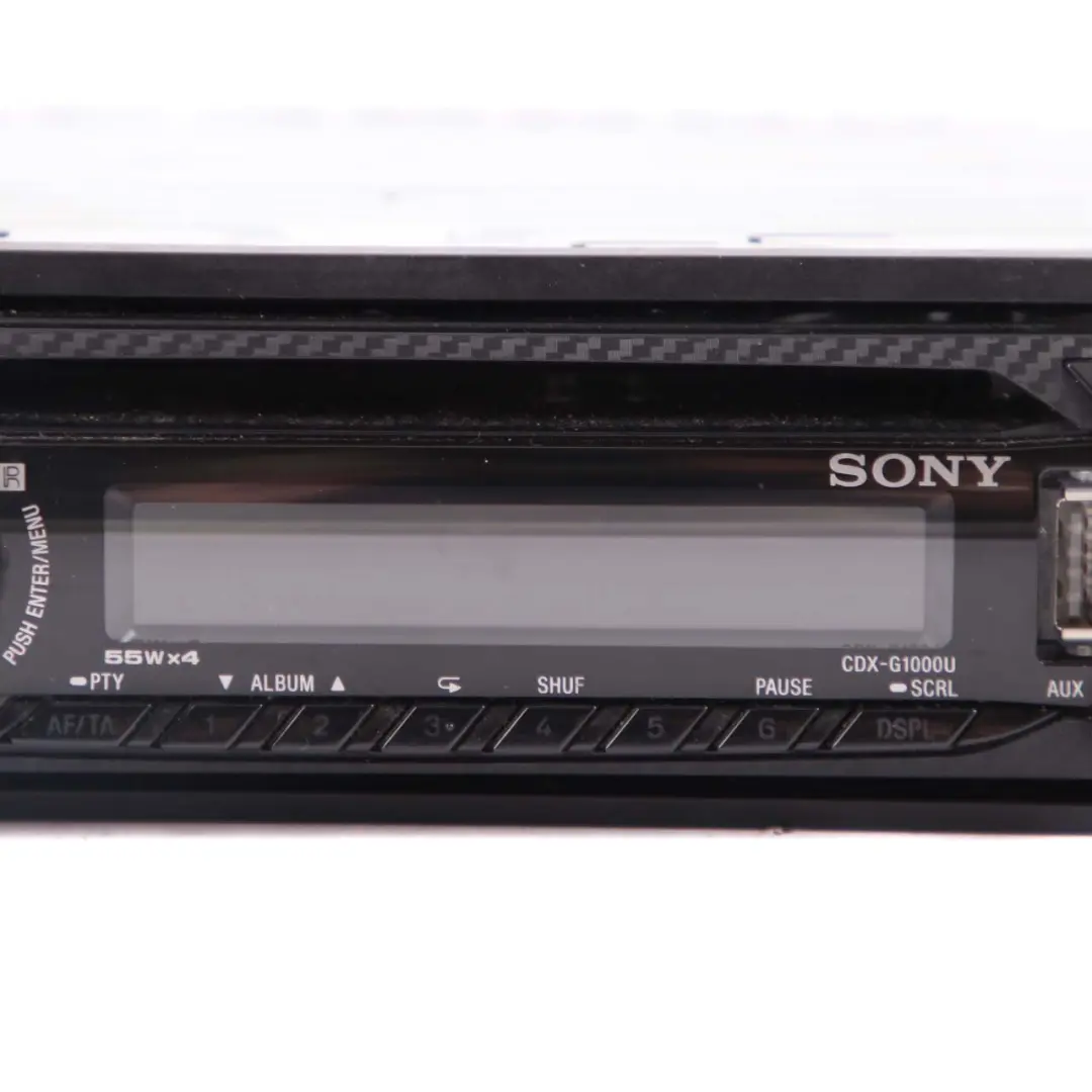  Genuine Sony CD Compact Disc Stereo Audio Player Head Unit - SKU CDX-G1000U - Part number CDX-G1000U