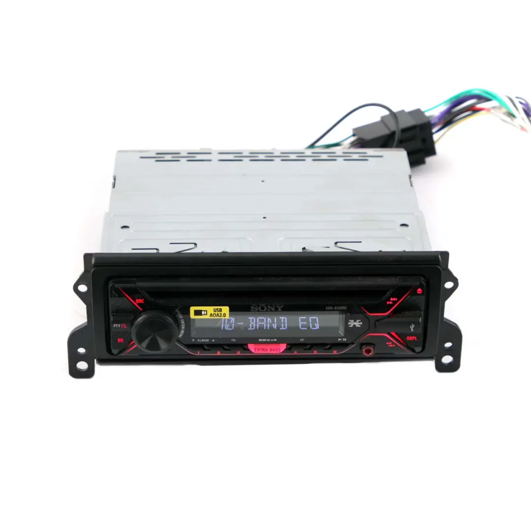 Genuine Sony CD MP3 USB Stereo Audio Radio Player Head Unit to with Part number CDX-G1200U Genuine Sony CD MP3 USB Stereo Audio Radio Player Head Unit - SKU CDX-G1200U - Part number CDX-G1200U