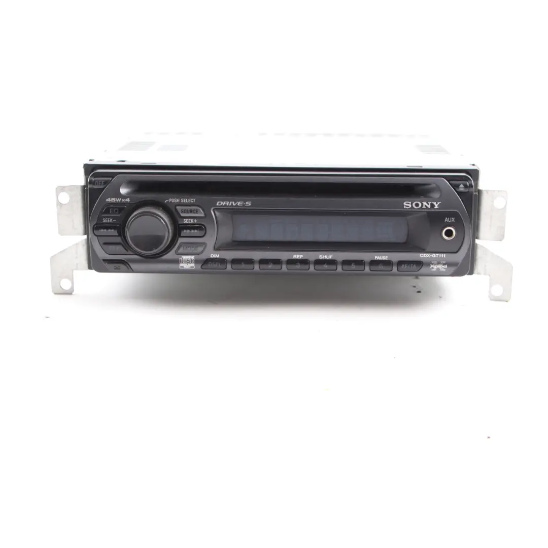 Genuine Sony Xplod CD Compact Disc Stereo Audio Player Head Unit to with Part number CDX-GT111 Genuine Sony Xplod CD Compact Disc Stereo Audio Player Head Unit - SKU CDX-GT111 - Part number CDX-GT111