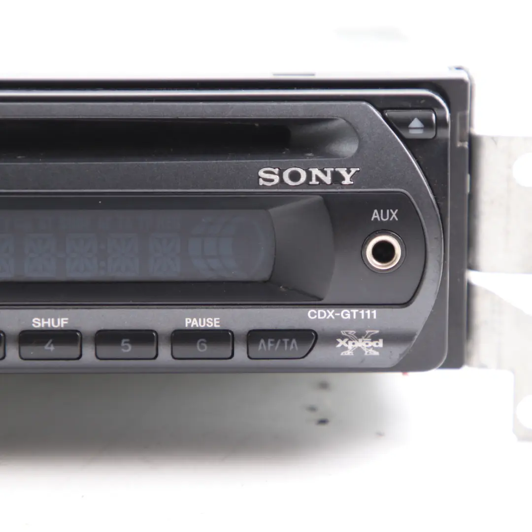 Genuine Sony Xplod CD Compact Disc Stereo Audio Player Head Unit to with Part number CDX-GT111 Genuine Sony Xplod CD Compact Disc Stereo Audio Player Head Unit - SKU CDX-GT111 - Part number CDX-GT111