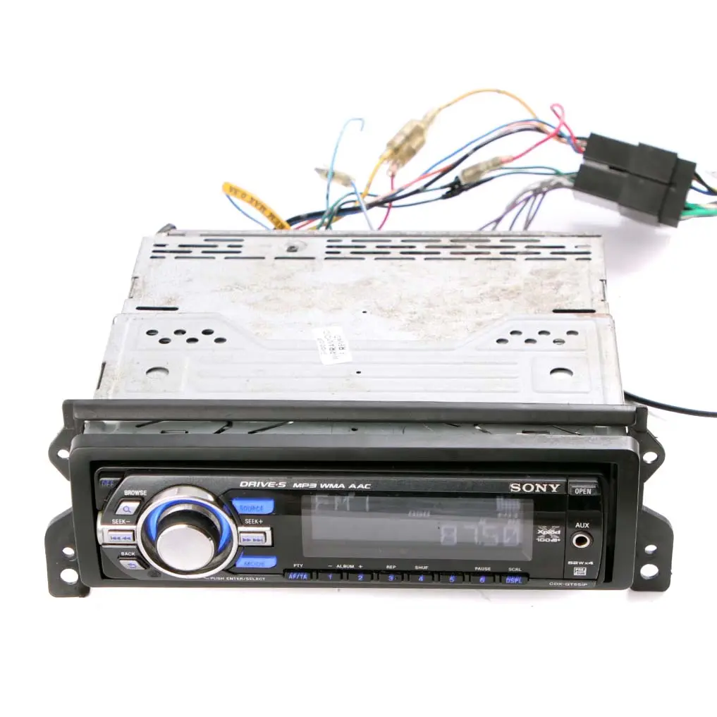  Genuine Sony CD MP3 AUX Stereo Audio Radio Player Head Unit - SKU CDX-GT55IP - Part number CDX-GT55IP