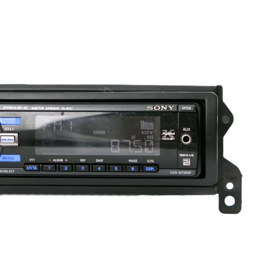 Genuine Sony CD MP3 AUX Stereo Audio Radio Player Head Unit to with Part number CDX-GT55IP Genuine Sony CD MP3 AUX Stereo Audio Radio Player Head Unit - SKU CDX-GT55IP - Part number CDX-GT55IP