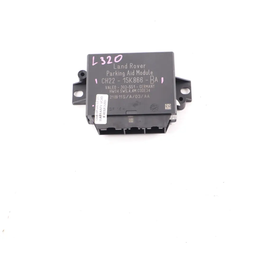Land Rover Range Rover Sport L320 PDC Module Parking Assist Unit - SKU CH2215K866BA - Part number CH2215K866BA