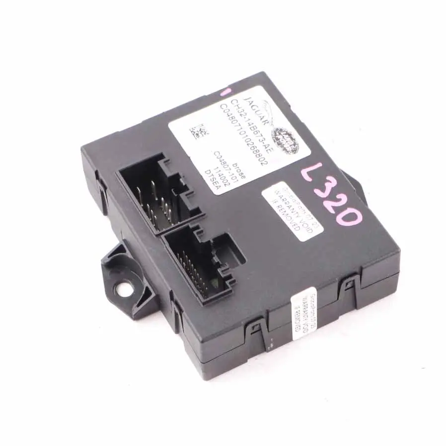 Control Module to Land Rover Range Rover Sport L320 Automatic Tailgate with Part number CH3214B673AE Land Rover Range Rover Sport L320 Automatic Tailgate Control Module - SKU CH3214B673AE - Part number CH3214B673AE