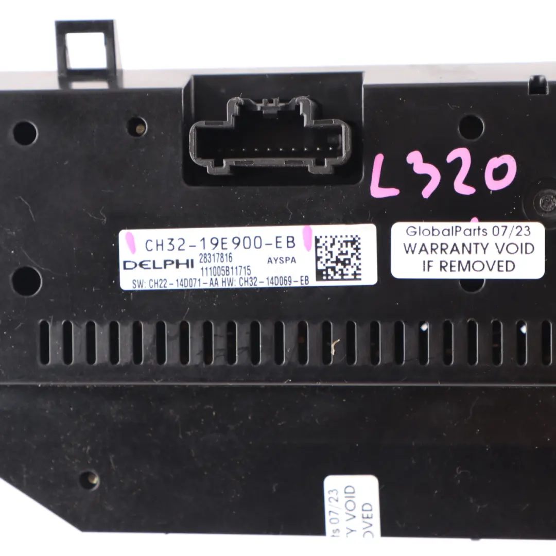  Radio Navigation Switch Land Rover Range Rover L320 Clock Panel CH32-19C900-EB - SKU CH3219C900EB - Part number CH3219C900EB
