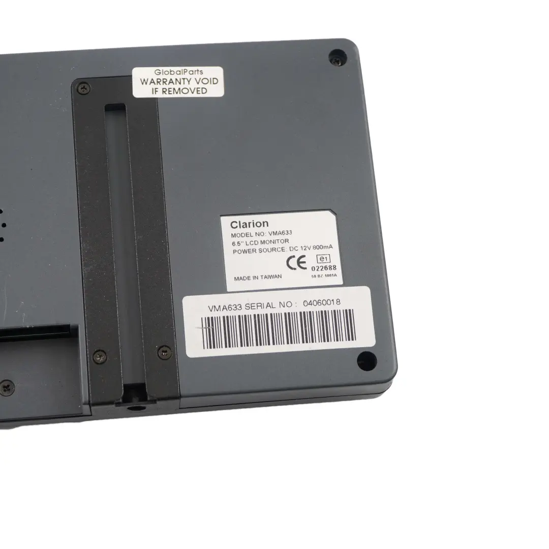 Navigation DVD Infotainment System Monitor Screen Set  - SKU Clarion VMA633 - Part number Clarion VMA633