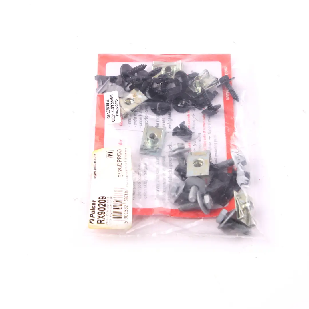 Polcar Engine Underbonnet Shield Protection Screen Clips Screws Set to BMW E90 E91 with Part number Clips Set E90 BMW E90 E91 Polcar Engine Underbonnet Shield Protection Screen Clips Screws Set - SKU Clips Set E90 - Part number Clips Set E90