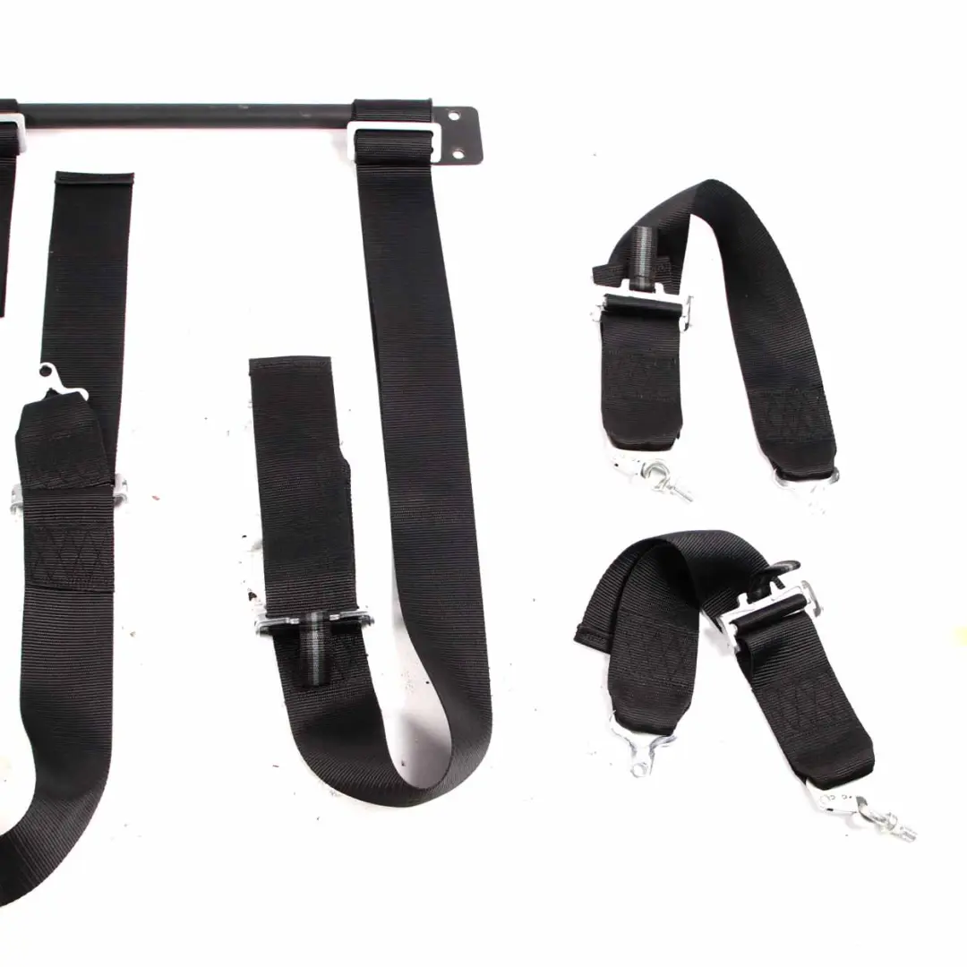  Seats Mini R53 Cobra Monaco Bucket Seat Set Black Rally Belts Mountage Bars - SKU Cobra Monaco Sport R53 Set - Part number Cobra Monaco Sport R53 Set