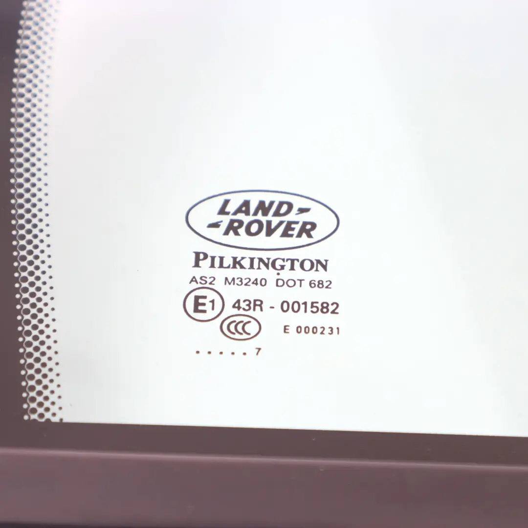 Window Glass Rear Door Right O/S Quarter AS2 to Land Rover Freelander 2 with Part number CVB500260 Land Rover Freelander 2 Window Glass Rear Door Right O/S Quarter AS2 - SKU CVB500260 - Part number CVB500260