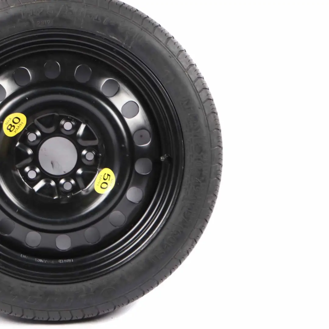 Spare Wheel BMW E81 E87 CARTECO Steel Black Case Cover 125/80 R17 to with Part number CW175120D23 Spare Wheel BMW E81 E87 CARTECO Steel Black Case Cover 125/80 R17 - SKU CW175120D23 - Part number CW175120D23