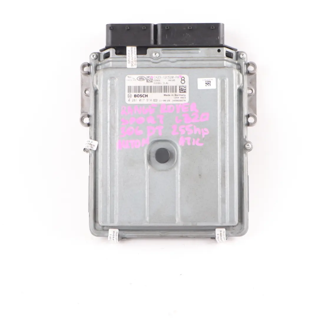 Land Rover Range Rover Sport 3.0d Diesel Engine Control Unit ECU CX23-12C520-PA - SKU CX2312C520PA - Part number CX2312C520PA