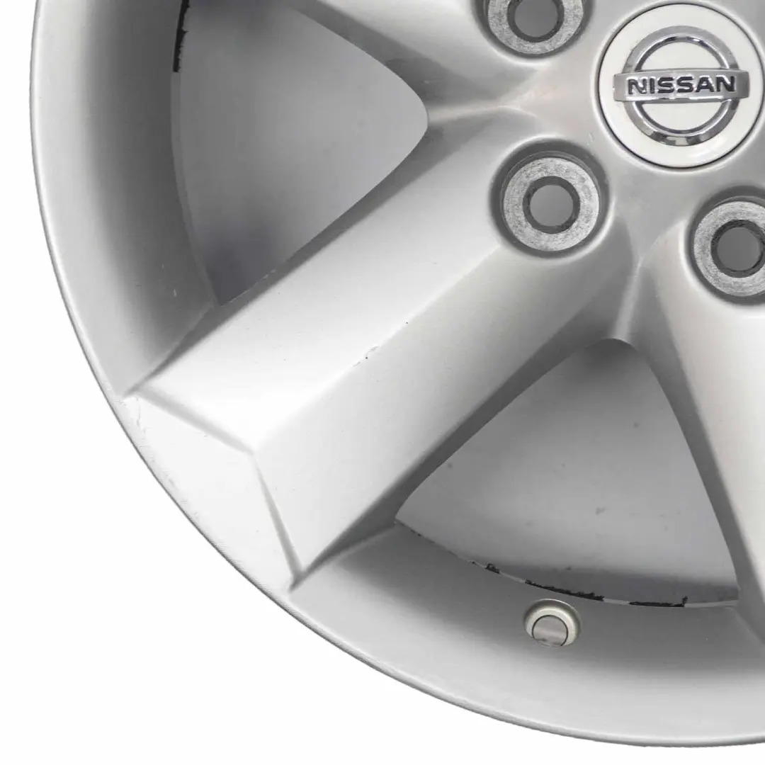 Alloy Rim 16" ET:40 6,5J to Nissan Qashqai J10 Silver Wheel with Part number D0300JD01B Nissan Qashqai J10 Silver Wheel Alloy Rim 16" ET:40 6,5J - SKU D0300JD01B-2 - Part number D0300JD01B
