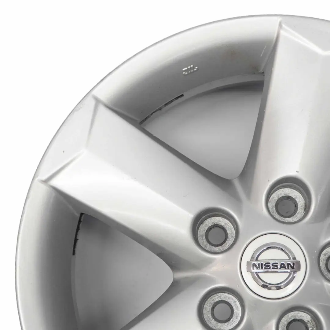 Nissan Qashqai J10 Silberne Leicht metall felge 16" ET:40 6,5J - SKU D0300JD01B-2 - Teilenummer D0300JD01B