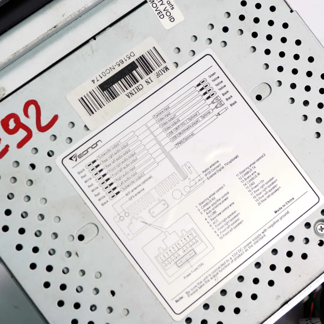  Eonon Radio Nawigacja BMW E92 Ekran 7" - SKU D5165 - Numer Części D5165