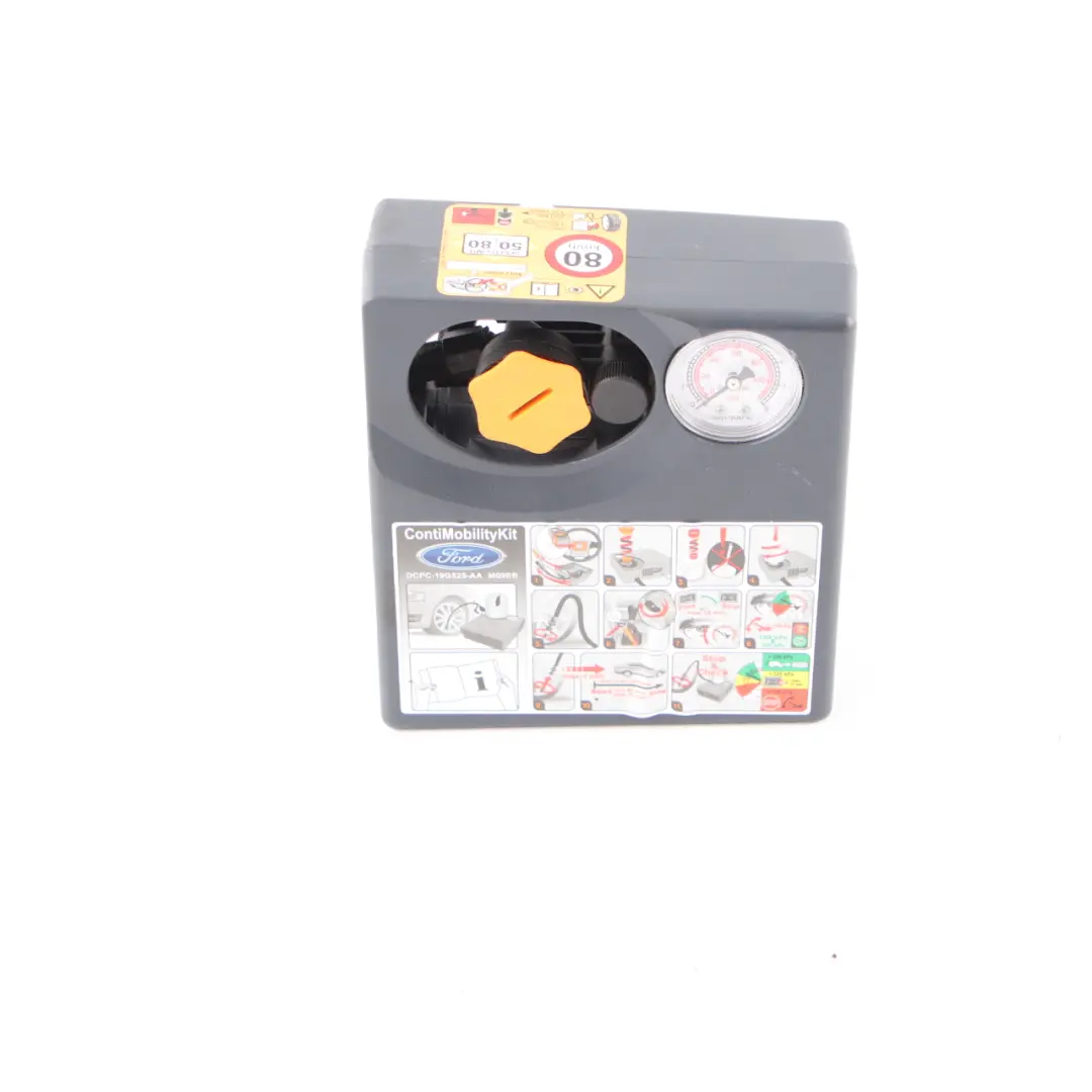 ContiMobilityKit Emergency Tool Compressor Tire Wheel Pump to Ford with Part number DCPC19G525AA Ford ContiMobilityKit Emergency Tool Compressor Tire Wheel Pump - SKU DCPC19G525AA - Part number DCPC19G525AA