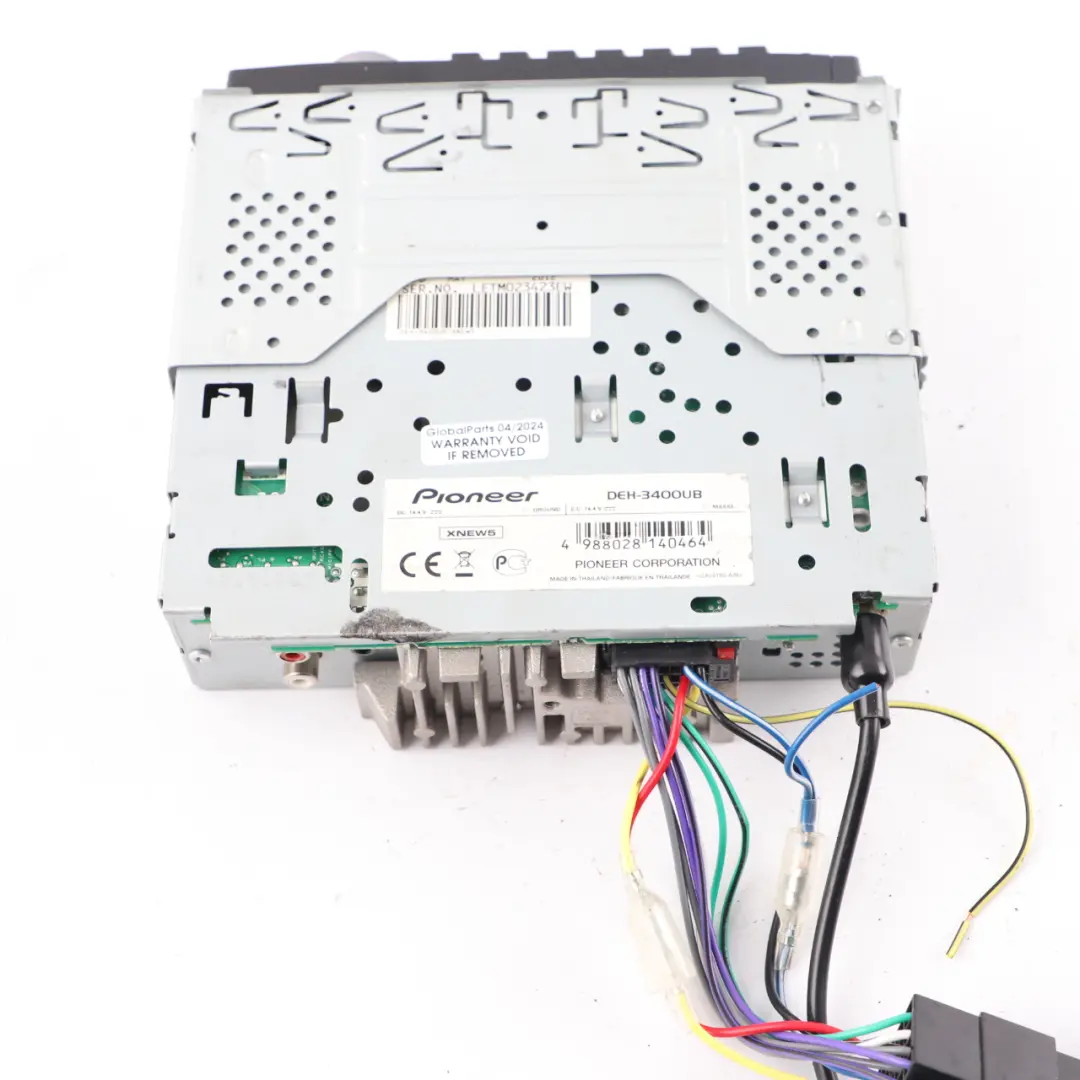  Radio Player Pionieer CD USB ipod mp3 Player Unit 50W x4 - SKU DEH-3400UB - Part number DEH-3400UB