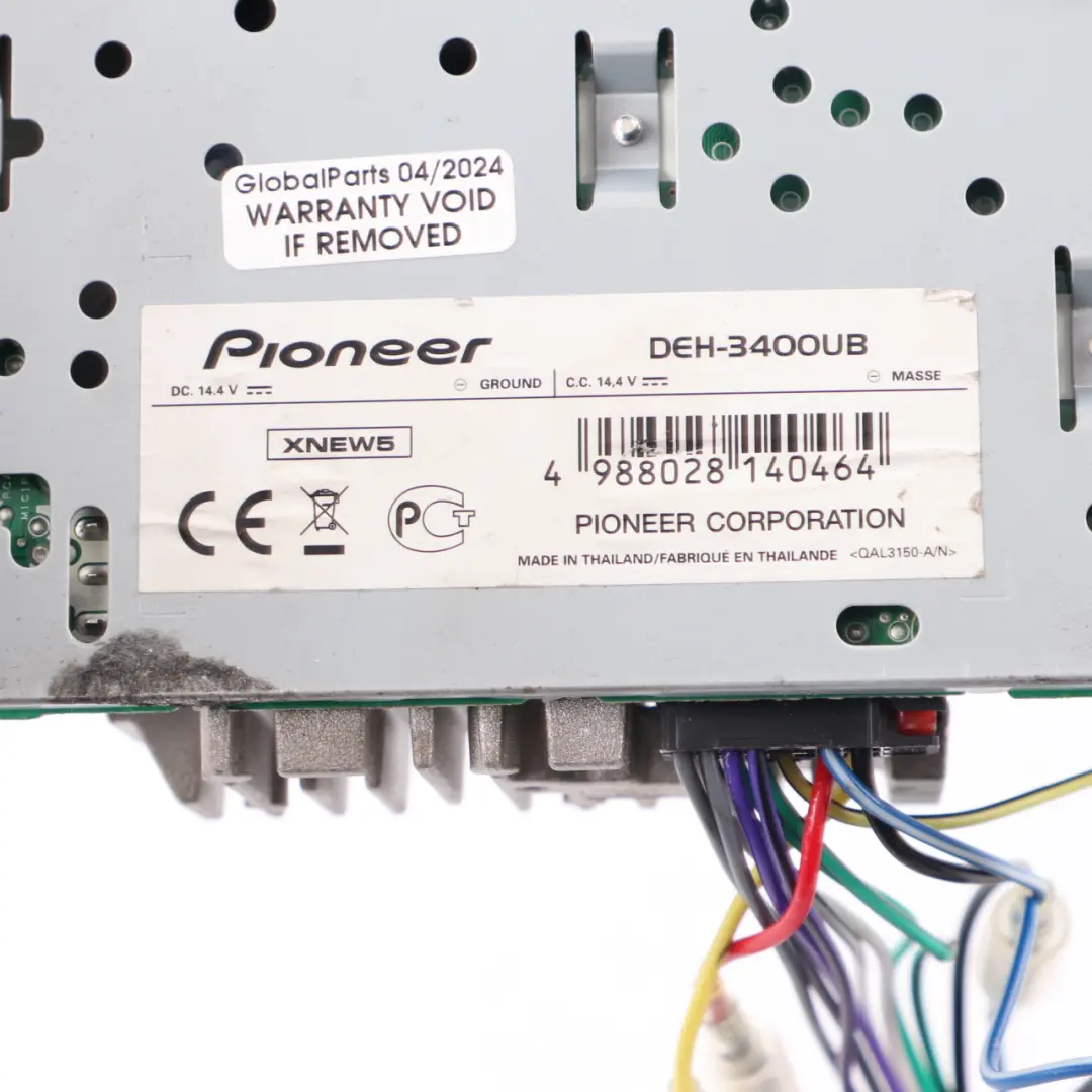 Radio Player Pionieer CD USB ipod mp3 Player Unit 50W x4 to with Part number DEH-3400UB Radio Player Pionieer CD USB ipod mp3 Player Unit 50W x4 - SKU DEH-3400UB - Part number DEH-3400UB