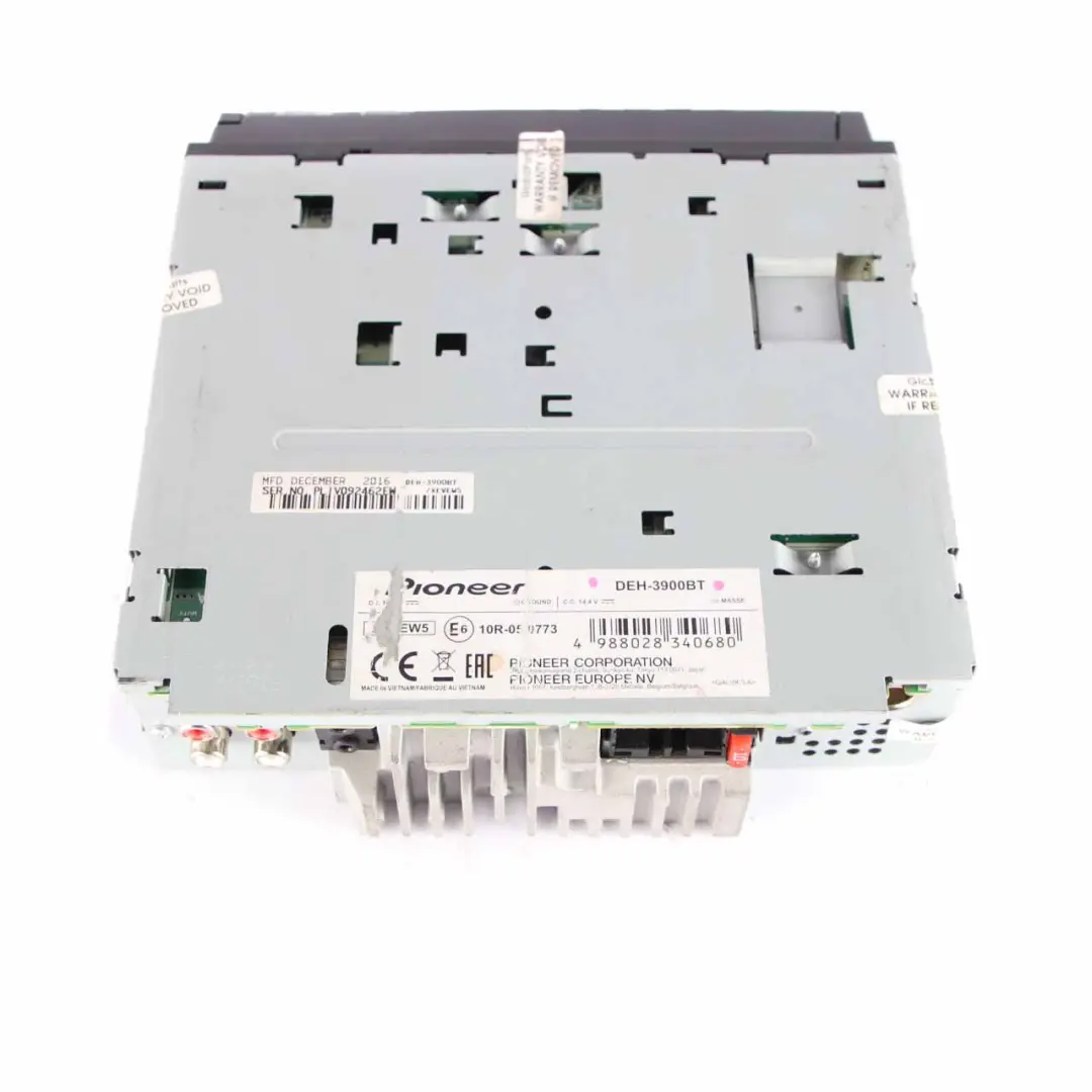 Genuine Pioneer Bluetooth USB AUX Audio Player 1 DIN to with Part number DEH-3900BT Genuine Pioneer Bluetooth USB AUX Audio Player 1 DIN - SKU DEH-3900BT - Part number DEH-3900BT