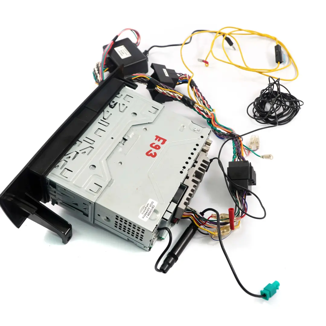 Genuine Pioneer Bluetooth USB AUX CD Audio Player 1 DIN BMW E93  - SKU DEH-X9600BT - Part number DEH-X9600BT