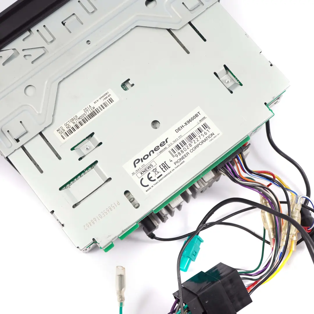  Original Pioneer Bluetooth CD USB AUX Autoradio 1 DIN BMW E93 - SKU DEH-X9600BT - Teilenummer DEH-X9600BT