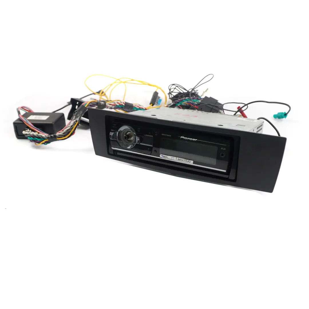 Genuine Pioneer Bluetooth USB AUX CD Audio Player 1 DIN BMW E93  - SKU DEH-X9600BT - Part number DEH-X9600BT