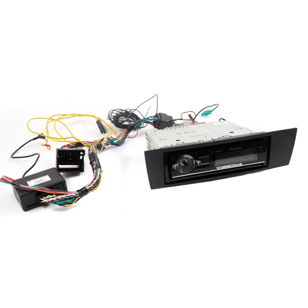 Genuine Pioneer Bluetooth USB AUX CD Audio Player 1 DIN BMW E93  - SKU DEH-X9600BT - Part number DEH-X9600BT