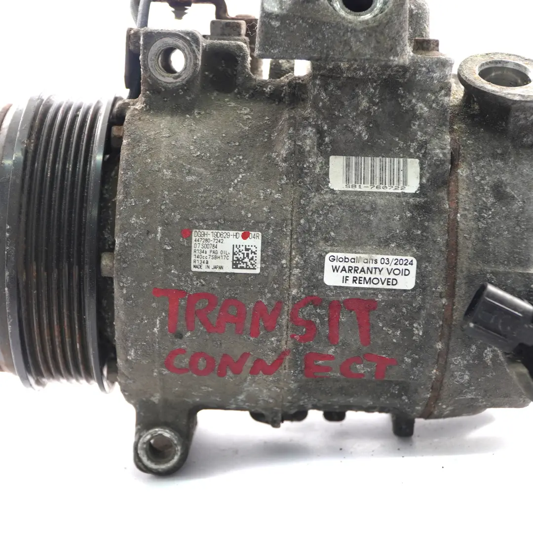 MK2 Sprężarka Klimatyzacji A/C do Ford Transit Connect o numerze DG9H-19D629-HD Ford Transit Connect MK2 Sprężarka Klimatyzacji A/C - SKU DG9H-19D629-HD - Numer Części DG9H-19D629-HD