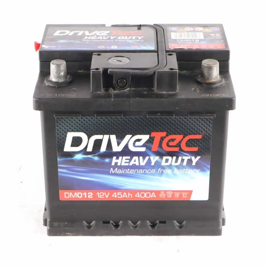 DriveTec Heavy Duty 12V Accumulator Battery 45Ah 400A DM012 to with Part number DriveTec Heavy Duty 45Ah Accumulator DriveTec Heavy Duty 12V Accumulator Battery 45Ah 400A DM012 - SKU DriveTec Heavy Duty 45Ah Accumulator - Part number DriveTec Heavy Duty 45Ah Accumulator