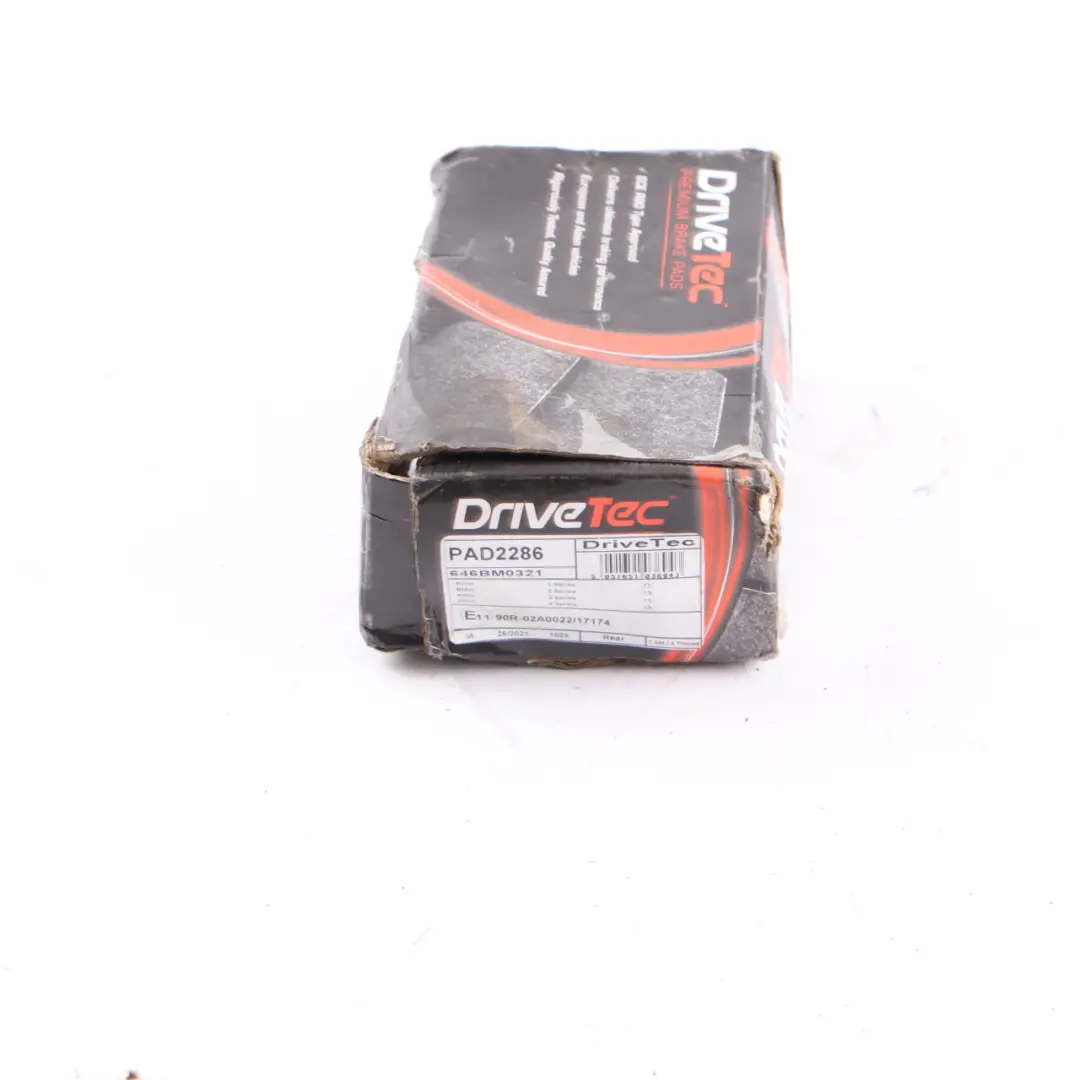 DriveTec Wheel Rear Left Right Brake Pads Set Pad 2286 to BMW F20 F22 F30 F32 with Part number DriveTec Pad 2286 BMW F20 F22 F30 F32 DriveTec Wheel Rear Left Right Brake Pads Set Pad 2286 - SKU DriveTec Pad 2286 - Part number DriveTec Pad 2286