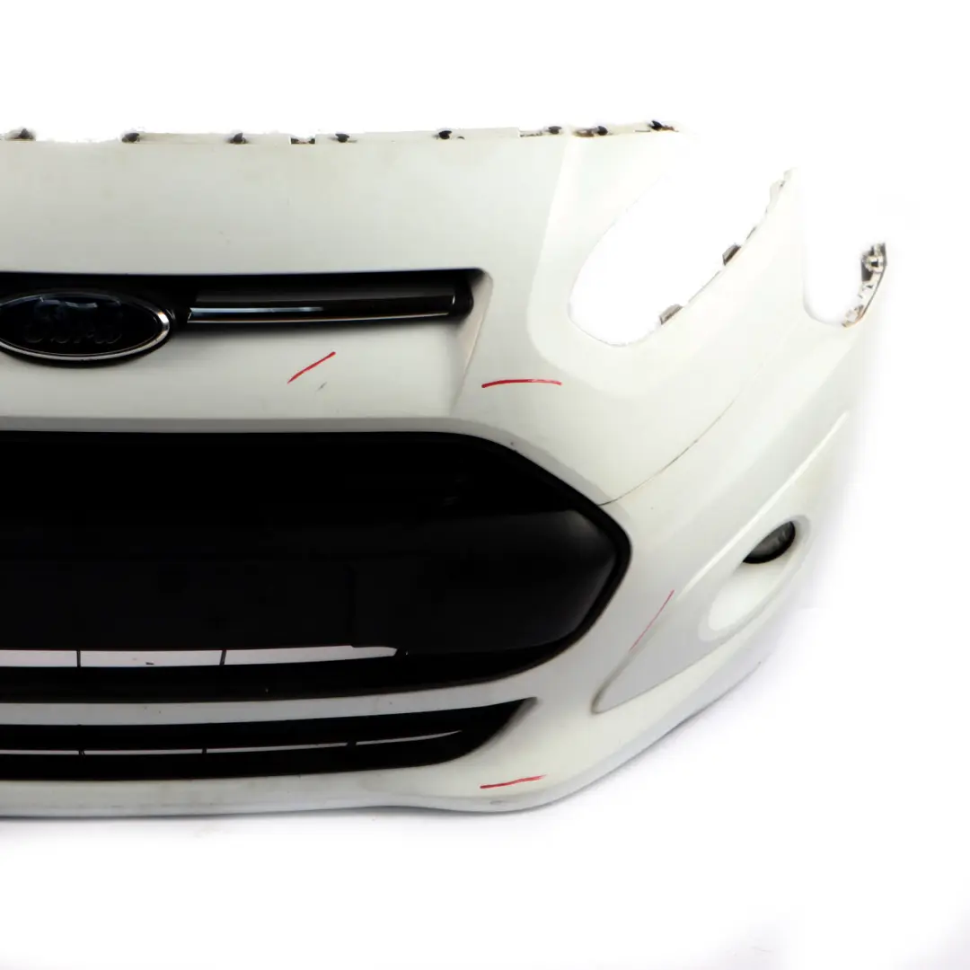 Front Bumper Trim Panel Cover Deep Frozen White - Z2 to Ford Transit Connect with Part number DT11-17F775C-BXWAA Ford Transit Connect Front Bumper Trim Panel Cover Deep Frozen White - Z2 - SKU DT11-17F775C-BXWAA-FW - Part number DT11-17F775C-BXWAA