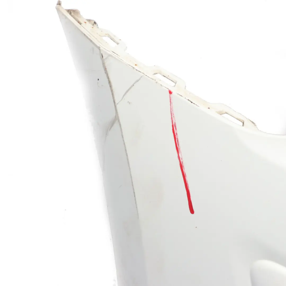 Front Bumper Trim Panel Cover Deep Frozen White - Z2 to Ford Transit Connect with Part number DT11-17F775C-BXWAA Ford Transit Connect Front Bumper Trim Panel Cover Deep Frozen White - Z2 - SKU DT11-17F775C-BXWAA-FW - Part number DT11-17F775C-BXWAA