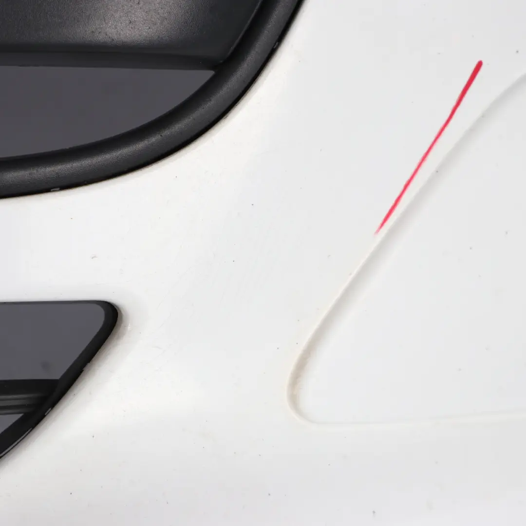 Front Bumper Trim Panel Cover Deep Frozen White - Z2 to Ford Transit Connect with Part number DT11-17F775C-BXWAA Ford Transit Connect Front Bumper Trim Panel Cover Deep Frozen White - Z2 - SKU DT11-17F775C-BXWAA-FW - Part number DT11-17F775C-BXWAA