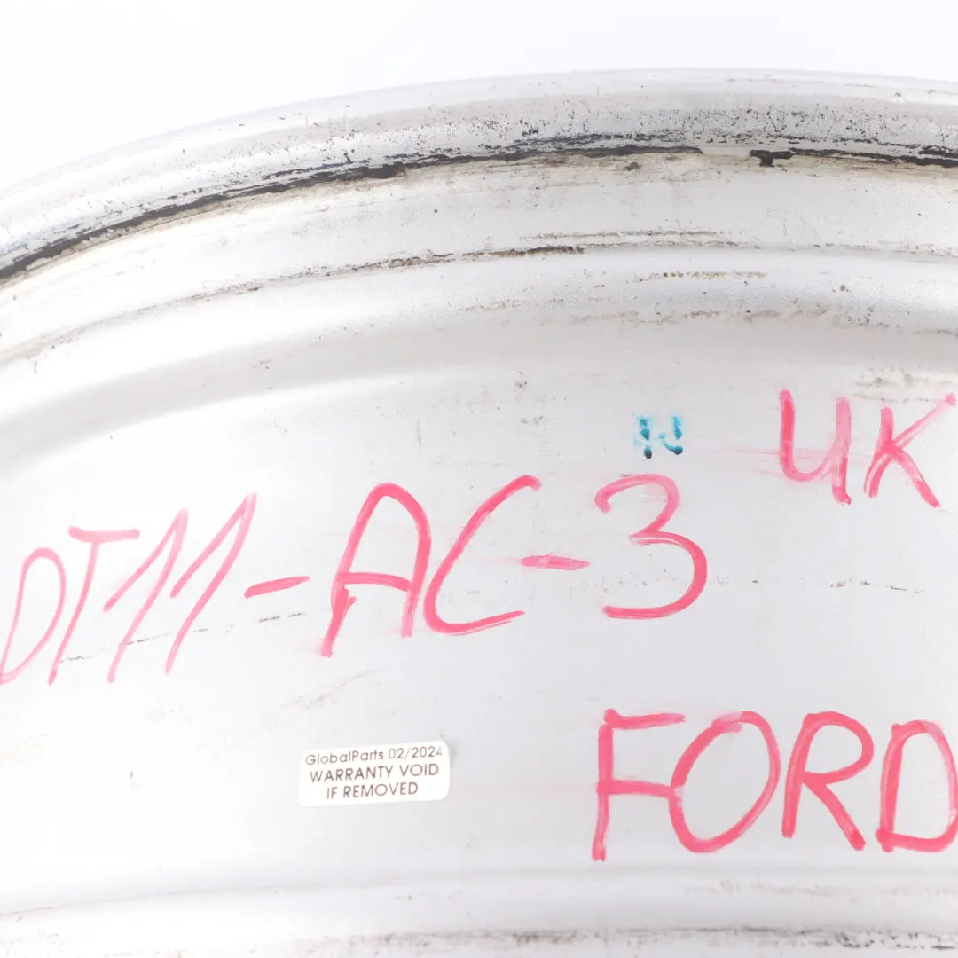 Alloy Wheel Rim 16" 6.5J ET:50 to Ford Transit Connect Silver with Part number DT11-AC Ford Transit Connect Silver Alloy Wheel Rim 16" 6.5J ET:50 - SKU DT11-AC-3 - Part number DT11-AC