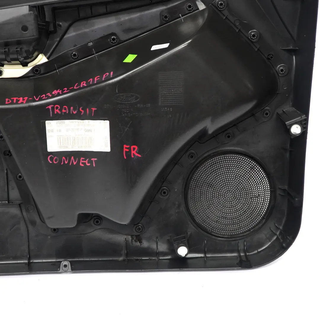 Scheda Porta Anteriore Destra Pannello Porta Nero per Ford Transit Connect con numero di parte DT11-V23942-CR1FPI Ford Transit Connect Scheda Porta Anteriore Destra Pannello Porta Nero - SKU DT11-V23942-CR1FPI - Numero di parte DT11-V23942-CR1FPI