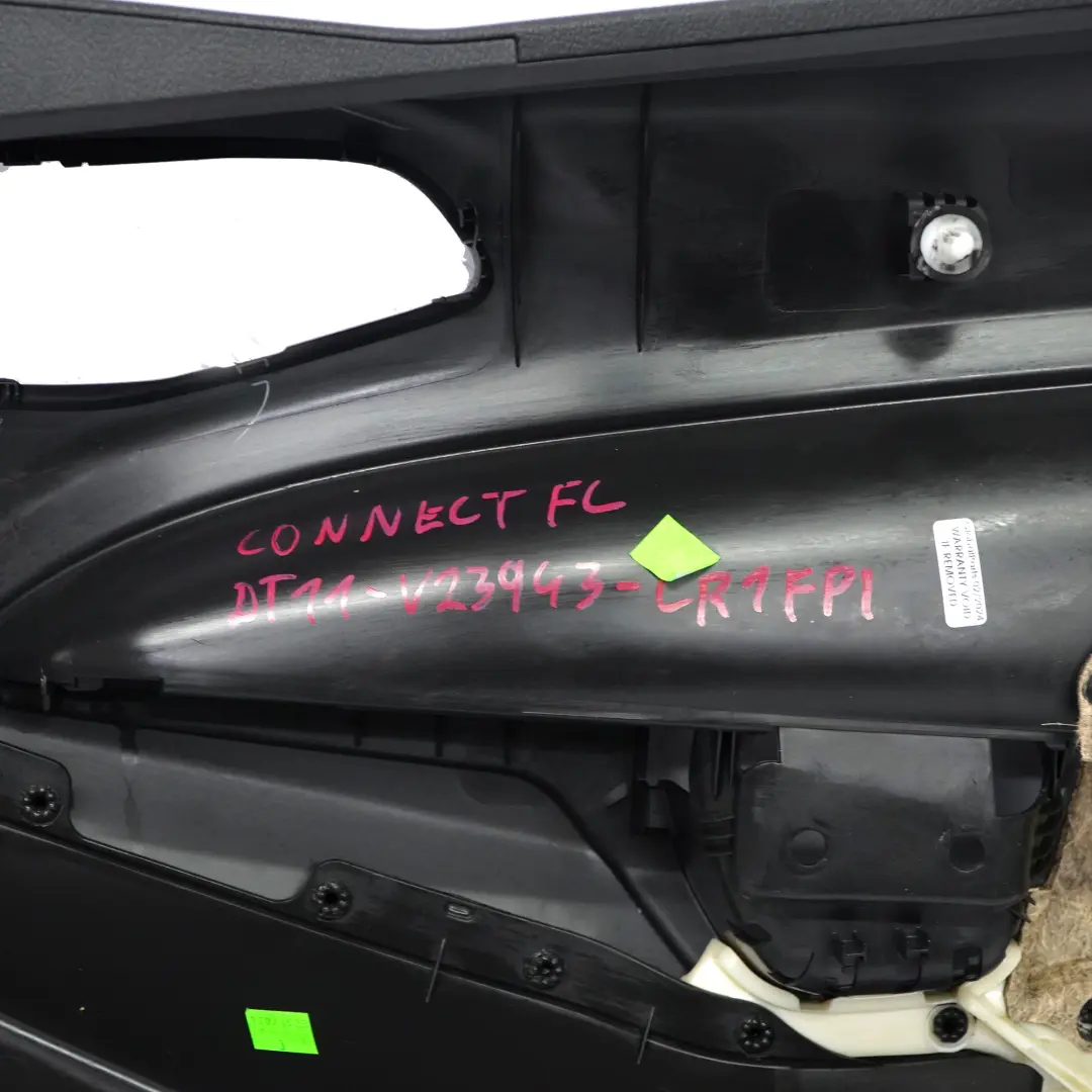 Ford Transit Connect Door Card Front Left N/S Door Trim Panel Covering Black - SKU DT11-V23943-CR1FPI - Part number DT11-V23943-CR1FPI