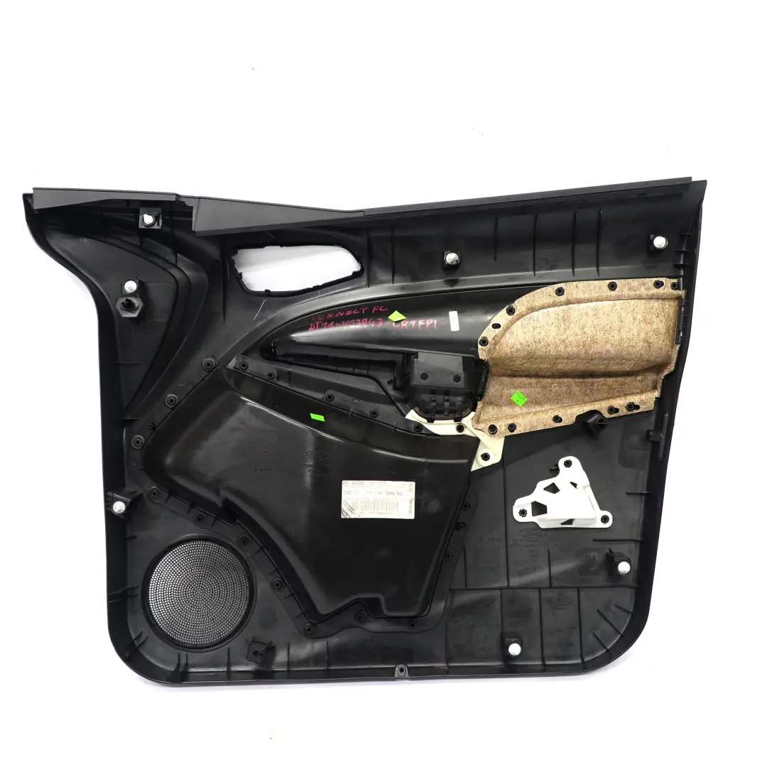 Ford Transit Connect Door Card Front Left N/S Door Trim Panel Covering Black - SKU DT11-V23943-CR1FPI - Part number DT11-V23943-CR1FPI
