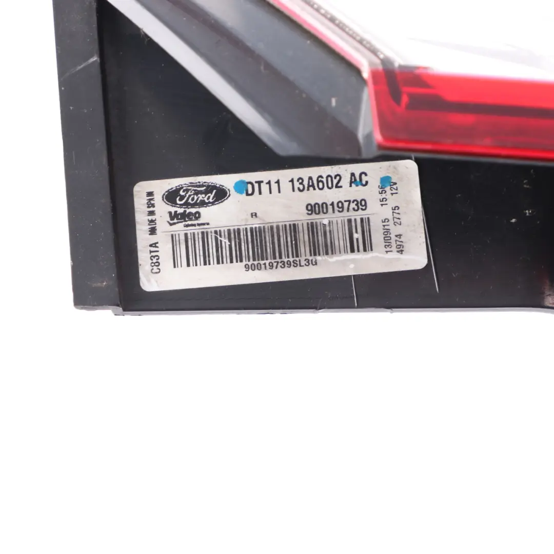 Tail Light Rear Right O/S Lamp Side Panel to Ford Transit Connect with Part number DT1113A602AC Ford Transit Connect Tail Light Rear Right O/S Lamp Side Panel - SKU DT1113A602AC - Part number DT1113A602AC