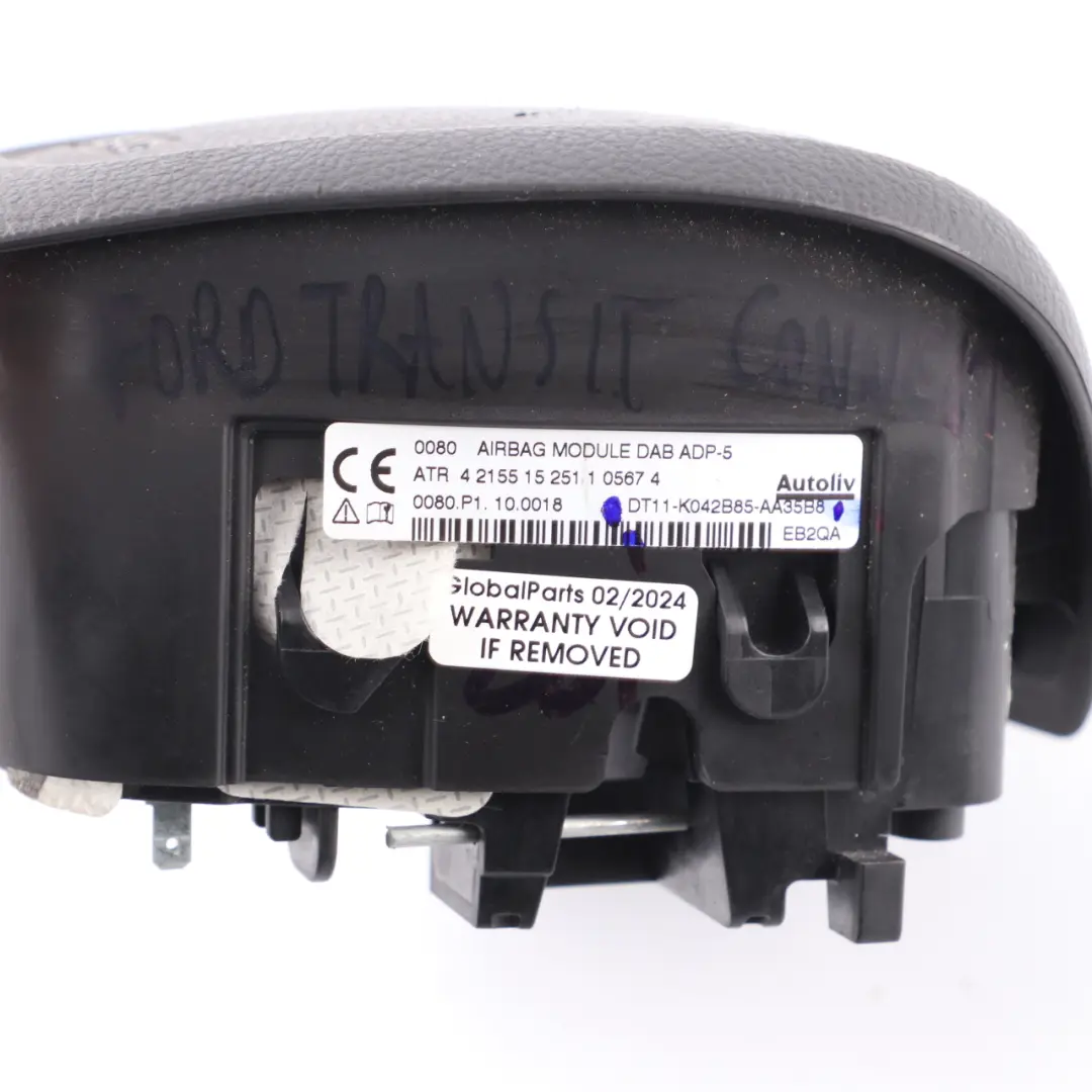 Steering Wheel Air Module Driver's Side to Ford Transit Connect with Part number DT11K042B85AA35B8 Ford Transit Connect Steering Wheel Air Module Driver's Side - SKU DT11K042B85AA35B8 - Part number DT11K042B85AA35B8