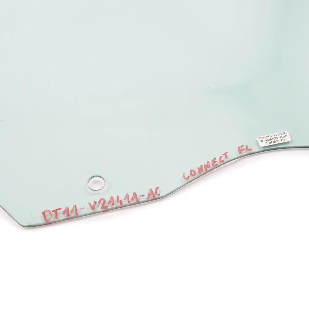 Vitrage porte vert AS2 avant gauche pour Ford Transit Connect à propos du numéro de pièce DT11V21411AC Ford Transit Connect Vitrage porte vert AS2 avant gauche - SKU DT11V21411AC - Numéro de pièce DT11V21411AC