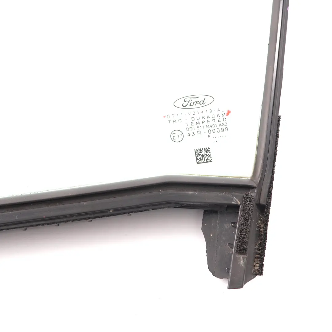 Ford Transit Connect Front Door Window Quarter Glass Left N/S AS2 - SKU DT11V21419A - Part number DT11V21419A