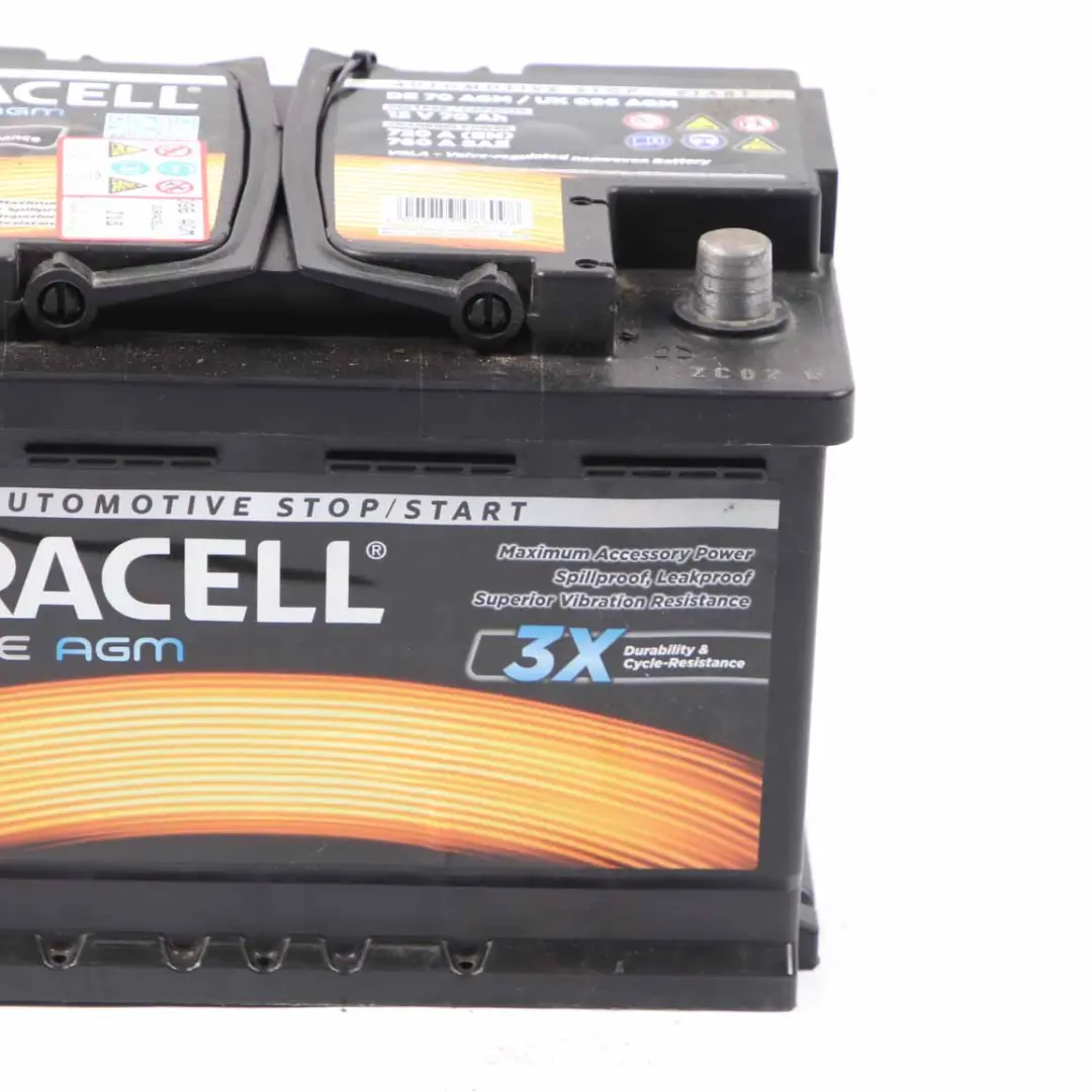 DURACELL Extreme AGM Accumulator Battery 70Ah 720A 12V to with Part number Duracell 70Ah Accumulator DURACELL Extreme AGM Accumulator Battery 70Ah 720A 12V - SKU Duracell 70Ah Accumulator - Part number Duracell 70Ah Accumulator