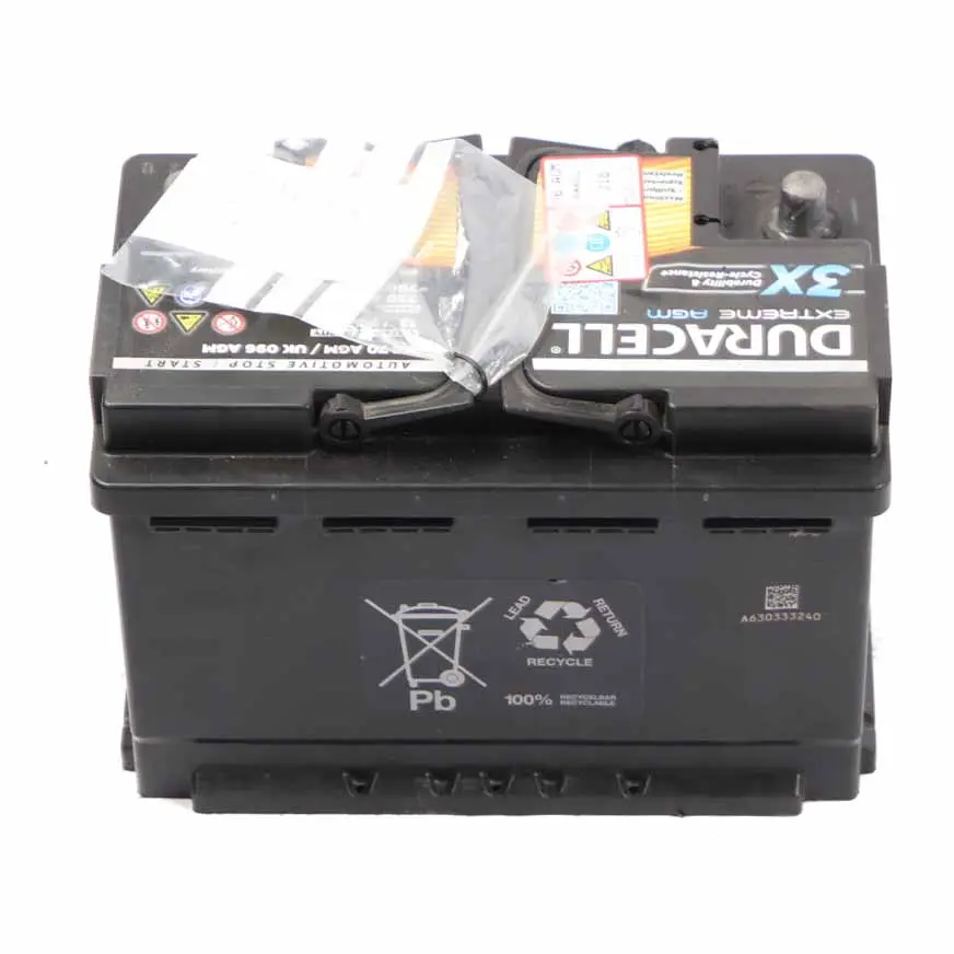  DURACELL Extreme AGM Accumulator Battery 70Ah 720A 12V - SKU Duracell 70Ah Accumulator - Part number Duracell 70Ah Accumulator